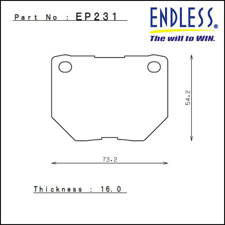 楽天市場】ENDLESS エンドレス ブレーキパッド サーキットコンパウンド 