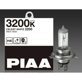 PIAA ハロゲンバルブ HX301 セレストホワイト 3200K H4 60/55W 2個入