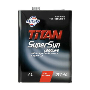 FUCHS tbNX TiTAN SuperSyn LongLife `^X[p[VOCt 0W40 4L S