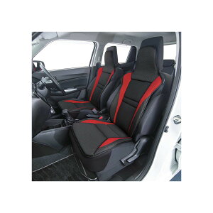 【10/24 20:00-10/27 09:59まで! エントリーでP5倍】BONFORM レーシングメッシュ 前席用 4077ー91 レッド