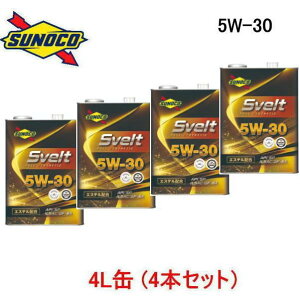 GWIC sunoco SVELT@5W-30 @4L×4ʁi16L)@S GXez@API: SP ILSAC:GF-6A@ȔRIC@XmR XFg iԁ@543671-401
