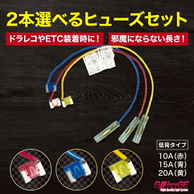 メール便送料無料 ヒューズ 電源取り出し 車 選べる2本 配線ホルダー 10A 15A 20A 平型 低背 ヒューズボックス ヒューズホルダー エーモン (株)アガタ 配線隠し 整備 アソート まとめ買い DIY カスタム 業務用 カー用品