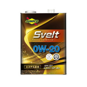 GWIC SUNOCO OIL Svelt 0W20 4L XmR IC JB43 N200 nCG[X 1TR-FE 2TR-FE 86 BRZ WRX S4 XV XV HYBRID G4 AlVX X|[c