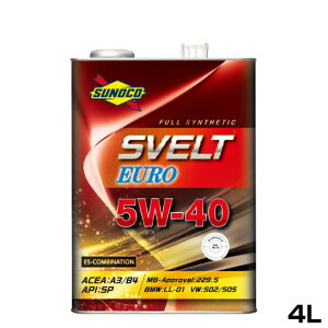 GWIC 5W-40 SUNOCO OIL NEW Svelt Euro 5W40 4L XmR IC 5-40