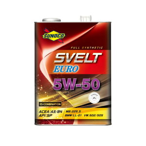 GWIC SUNOCO OIL NEW Svelt Euro SP 5W50 4L XmR IC