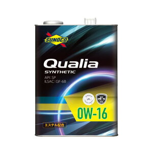 GWIC 0W-16 SUNOCO OIL Qualia 0W16 4L XmR IC 0-16
