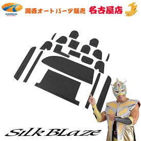 SilkBlaze シルクブレイズ80 ノア / ヴォクシー / エスクァイアラバーポケットマット 19P黒ロゴタイプ