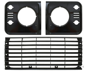 DEFENDER Grille & Headlight Surround Set�yUK�ЊO���z�O�������w�b�h���C�g�T���E���h�Z�b�g�m�K����n�f�B�t�F���_�[�@�`2016