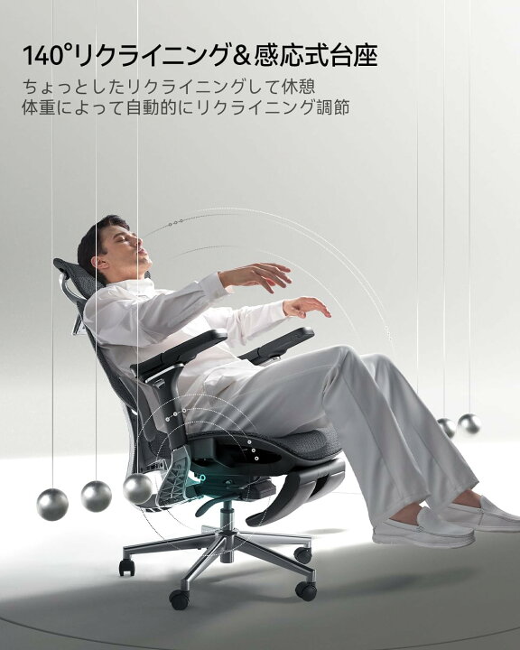 楽天市場】【送料無料】Hbada オフィスチェア 椅子 デスクチェア 人間 