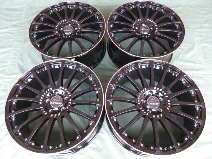 楽天市場】新品 Carlsson (カールソン)1/16RSF GT BK(5H/114.3 