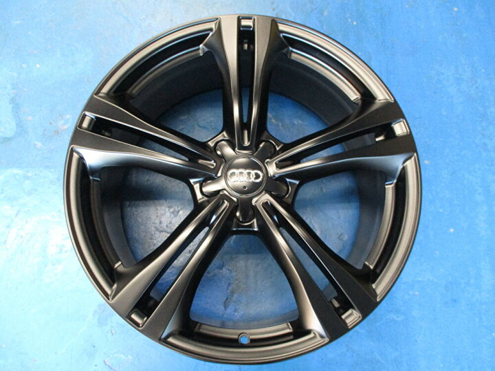 楽天市場】中古4本☆AUDI 純正20インチホイールのみマットブラック 