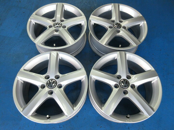 楽天市場】中古4本☆ VW純正 5本スポーク 17インチ : オート 