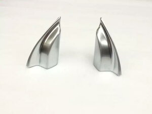 車用メッキパーツ カースタイリング2ピース セット ABS カー ドア三角形 デコレーション インテリアクロームトリムカバー マツダ CX-5 2015 2016 AL-AA-0872 AL Car plating parts