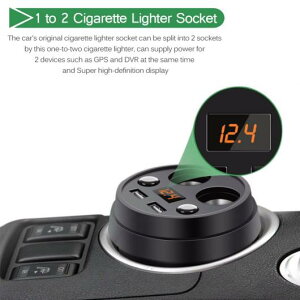 VK[\PbgANZT VK[C^[A_v^\Pbg Xvbg J[ [d12-24{g dv d fBXvC 2|[g120bg5{g3.1AfAUSB AL-AA-1844 AL Cigar socket accessories