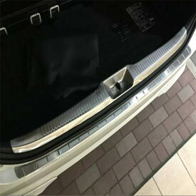 車用メッキパーツ トヨタ エスティマ タラゴ 2016 2017リアテールボックスゲートバンパー ドアシル しきい フットペダルスカッフプレートトリム 選べる2バリエーション exterior 1pc/interior 1pc AL-AA-4859 AL Car plating parts