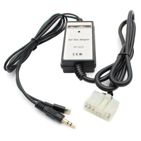 車用ケーブル カー オーディオ AUX アダプタ MP3 プレーヤー 3.5 mm AUX+iPhone トヨタ レクサス 5+7 カローラ アベンシス カムリ RAV4 AL-AA-6757 AL Car cable