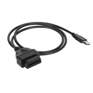ԗpP[u 1 [g 16 s OBD2 X USB |[g[dRlN^ A_v^ P[u J[ P[u ffc[ AL-AA-7811 AL Car cable