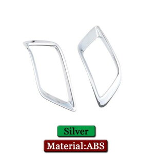 ABS フロント フレーム ステッカー カバー デコレーションステッカー スバル フォレスター SK 2019 Front Silver AL-BB-0494 AL Car plating parts