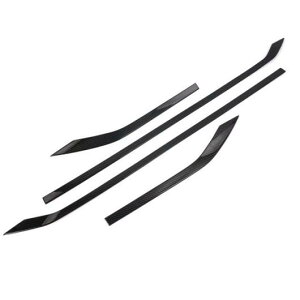 スバル フォレスター SK 2019 クローム サイド ドア ボディ フード トリム カバー ガーニッシュプロテクター ブラック AL-BB-0577 AL Car plating parts