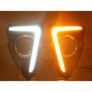 g^ RAV4 2016 2017LED DRL fC^CjOCg^[jO VOi tHOvI[gCg white and yellow AL-BB-1180 AL Car light