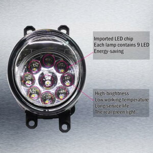 g^ J 2006-2012 H8 H11 E + Cg Cgs Cg DRL White`Orange AL-BB-1184 AL Car light