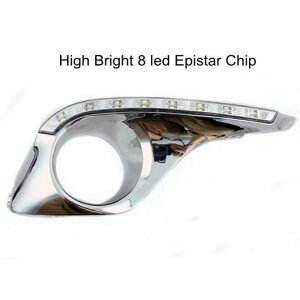 N Px fC^C jOCg tHO DRL Cg 12V DC 8LED g^ nC_[ 2012-2013 Ao[ ^[Cg White AL-BB-1205 AL Car light