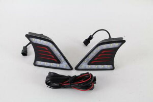 _ DRL g^ nCbNX VIGO 2012 2013 2014LED DRL fC^CjOCgtHOv 12 12V jOCg Black ShellCsilver shell zCg AL-BB-1228 AL Car light