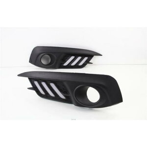 z_ VrbN 10th _ 2016 2017 DRL LED s Cg 12V tHOv[fCCg X^CO Model C White and yellow AL-BB-1341 AL Car plating parts