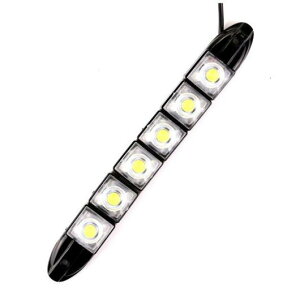 2s[X CgAZu 6000K 12V tLVu LED DRL fC^C jO v fCCg COB tH[h N[K 6 Pcs Cob AL-BB-1374 AL Car plating parts