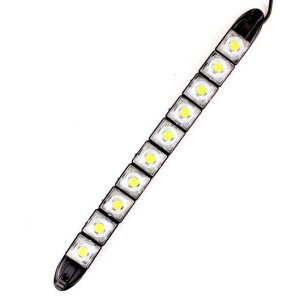 2s[X CgAZu 6000K 12V tLVu LED DRL fC^C jO v fCCg COB tH[h N[K 10 Pcs Cob AL-BB-1374 AL Car plating parts