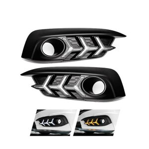z_ CIVIC 10th 2016 2017 2018 LED DRL J[fCCgs CgCg z[ white yellow AL-BB-1409 AL Car plating parts