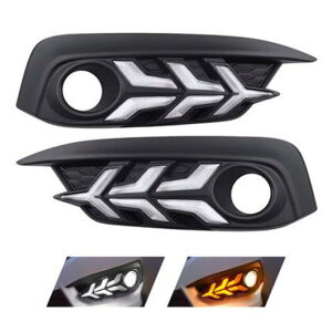 スタイル LED デイタイムランニングライト ライト ホンダ シビック 10th 2016 2017 デイライト リア バンパー ブレーキライト Daytime Light AL-BB-1437 AL Car plating parts