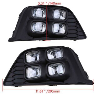 LED fC^C z_ tBbg WY MK3 GK5 2014 2015 2016 2017 OzzCg DRL 쓮tHO v AL-BB-1364 AL Car plating parts