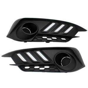 LED fC^C jOCg X^CO DRL VrbN 10th 2016 2017 2018 w tHOvX^CO White With Yellow AL-BB-1373 AL Car plating parts