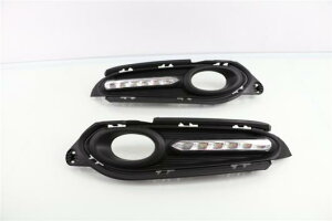 1Zbg z_ HRV HR-V F[ 2014 2015 2016 2017 2018 ^[VOiX^C[ 12V LED DRL s Cg White and Yellow AL-BB-1412 AL Car plating parts