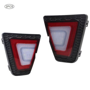 カー点滅 LED リア バンパー ライトブレーキテールライト反射デイタイムランニングライト ホンダ フィットジャズ 2014- 2016 AL-BB-1472 AL Car plating parts