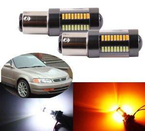 2 × 1157 BAY15D fAJ[zCg Ao[XCb`obN 66-SMD LED Cg^[VOi ou AL EL 1997-2005 AL-BB-1574 AL Car plating parts