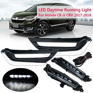 op[ LED DRL CR-V CRV 2017 2018 fC^CjOCg 쓮 wbhCgzCg X^CO AL-BB-1607 AL Car plating parts