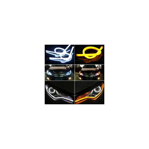 2 VJQ LED DRL ^[VOiOCgfC^CjOCg I[g 12V SMD COB Iׂ2 30CM WHITEEBlue AL-BB-1326 AL Car plating parts