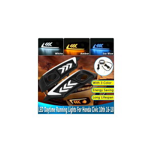 zCgu[Ao[bh LED DRL fC^CjO v ^[ VOi tHO VrbN 10th 2016- 2018 AL-BB-1537 AL Car plating parts