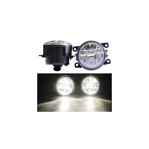 2ピースセット LED カーライト DRL 12V 日中走行 ホンダ フィット 2015 アップフォグランプ点灯 スタイリング 選べる2バリエーション BMW White・LED Yellow AL-BB-1597 AL Car plating parts