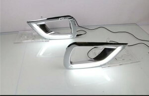 Y io _bgTgbN NP300 2015 2016 CG[ ^[VOiX^C[h 12V LED fC^CjO Cg DRL T[g tHO v z[Jo[ white AL-BB-1755 AL Car light