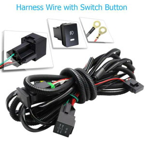 日産 ムラーノ Z51 4000LM LED フォグ ライト エンジェル アイハローリング ランプ DRL 12V 2007 2008 2009 2010 2011 2012 2013 2014 Harness Wire AL-BB-1766 AL Car light