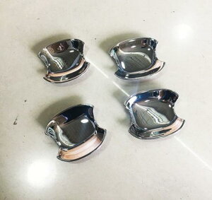 トヨタ シエンタ 2015 2016 2017第二世代 NHP170 ABS クローム ドアハンドルボウルカップ カバー トリム 4ピース AL-BB-6739 AL Car plating parts