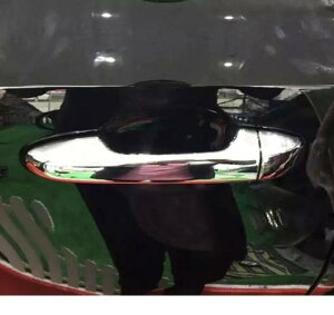 8ピース トヨタ ハイランダー クルーガー2014 2015 ABS クローム サイドドアハンドル カバー 穴ドアハンドル 選べる2バリエーション No Smart key hole・Smart key hole AL-BB-6782 AL Car plating parts