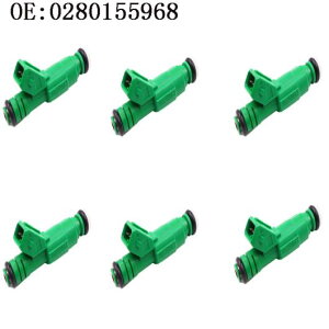 6 �s�[�X 440CC �t���[�G�� �C���W�F�N�^�[ �A�E�f�B A4 S4 TT 1.8L VOLVO �t�H�[�h BMW �V�{���[ 1.8 T TK-FI440C968-4 0280155968 AL-CC-1874 AL Car parts