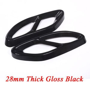 ZfXxc GLC ABC E NX X253 W205 N[y W213 W176 W177 W246 2016- 2019 GL][Xg g 304 X`[ Iׂ2oG[V 28mm Shiny silverE28mm Gloss black AL-CC-7237 AL Car plating parts