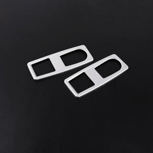 BMW X1 E84 2011-2015 �J�[�{���t�@�C�o�[ �V���o�[�X�^�C�� ABS ��� �Ǐ��� �t���[�� �I�ׂ�2�o���G�[�V���� Carbon Fiber�ESilver AL-DD-4124 AL Interior parts for cars