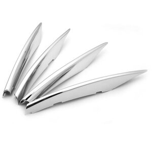 メルセデスベンツ W177 A180 A200 フロントフォグランプ カバー ステッカー インテーク グリルスラット Bright Silver AL-DD-6888 AL Car plating parts