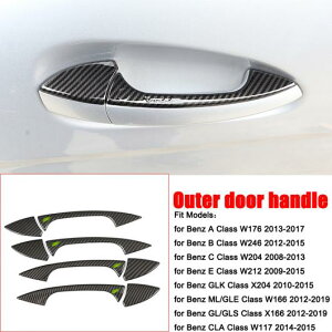 外装ドアハンドルボウルトリム カバー ステッカー メルセデスベンツ GLK ML GLE GL GLS CLA クラス W176 W204 X204 W117 1 AL-DD-6954 AL Car plating parts